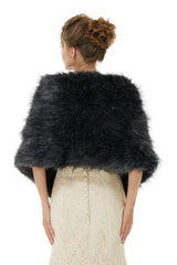 Alice- Winter Faux Fur Wedding Wrap-Ballbella