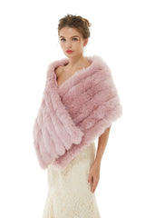 Alyssa- Winter Faux Fur Wedding Wrap-Ballbella