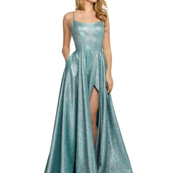 polyester formal dress Sleeveless Maxi Polyester A main image 1