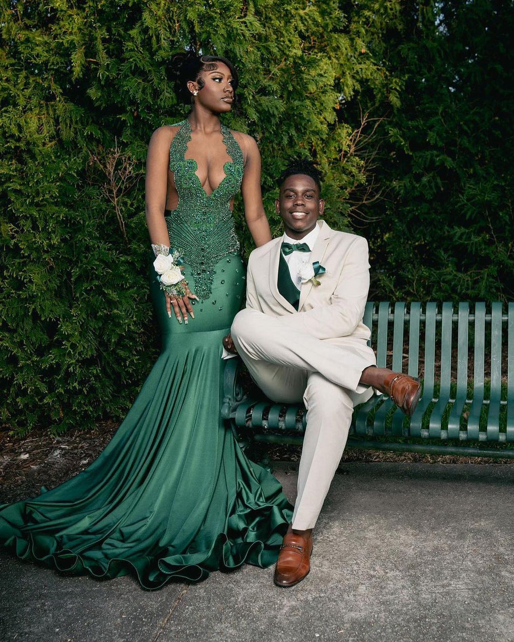 Amazing Long Dark Green Mermaid Sleeveless Beading Prom Dresses With Lace Amazing Long Dark Green Mermaid Sleeveless Beading Prom Dresses With Lace