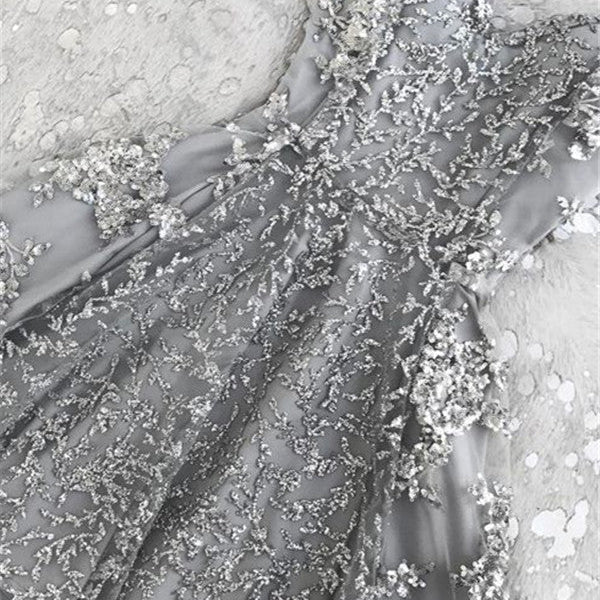 silver short homecoming dresses Zapaka Women Grey Silver Homecoming Dress Beaded Corset Strapless Ruched Bodycon Short Cocktail Dress, Champagne / US16W
