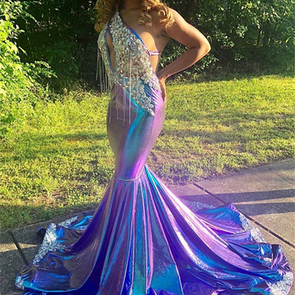 fit and flare prom dress Asymmetric Beads Appliques Dresses Alluring Open Back Evening Gowns More new style black white trim dress Wrinkle Resist Bottom Size:29x32