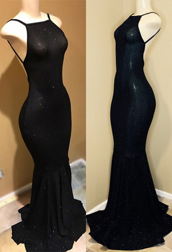 Different styles of Backless black prom dress,  sequins evening gowns are available at Ballbella. Custom made prom dresses in multiple colors & all sizes,  free delivery worldwide.