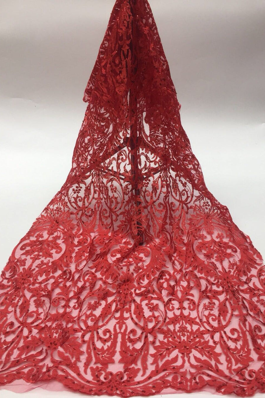 deme burgundy dress Burgundy Mermaid Velvet Two Piece Prom Dresses Lace Beaded Long Sleeve main image 0