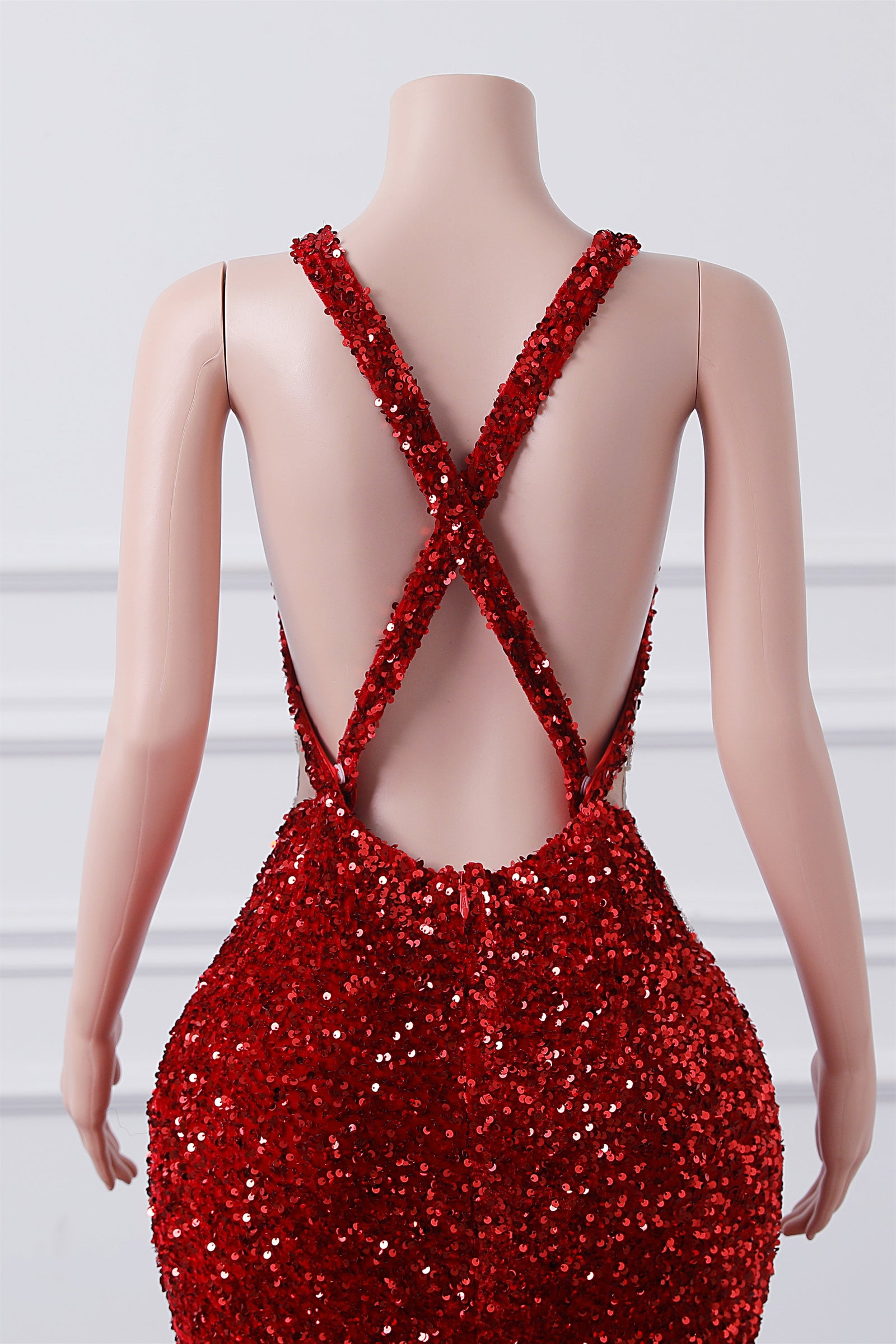Burgundy Sequin Mermaid Silver Beaded Court Trian Prom Dresses Ballbella Burgundy Sequin Mermaid Silver Beaded Court Trian Prom Dresses Ballbella