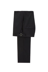Champagne Gold Men's Prom Suit with Black Satin Lapel-Ballbella