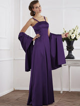Charming Spaghetti Straps Sleeveless Beading Long Mother of the Bride Dresses-Ballbella