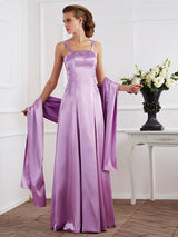 Charming Spaghetti Straps Sleeveless Beading Long Mother of the Bride Dresses-Ballbella