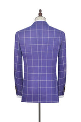 Ballbella has various Custom design mens suits for prom, wedding or business. Shop this Check Pattern Patch Pocket Purple Mens Suits, Notch Lapel Formal Suits for Men with free shipping and rush delivery. Special offers are offered to this Purple Single Breasted Notched Lapel Two-piece mens suits.