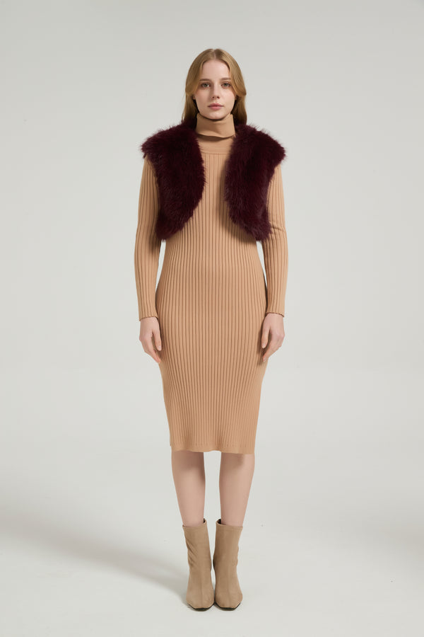 short jacket dress for wedding Short Wedding Dress With Full Sleeves Jacket