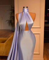 Ballbella offers Chic Lilac One-shoulder Mermaid Long Prom Dresses On Sale On Sale at an affordable price from Stretch Satin to Mermaid Floor-length skirts. Shop for gorgeous Sleeveless Prom Dresses, Evening Dresses collections for your big day.