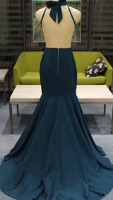 Ballbella offers Chic Mermaid High Neck Sheer Sleeveless Lace Appliques Zipper Prom Dresses Bow Neck Open Back Sweep Train Gowns On Sale at an affordable price from Stretch Satin to Mermaid  skirts. Shop for gorgeous Sleeveless  collections for special events.