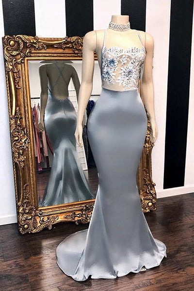 green lace high low dress Chloe Lace-Ruffle Silk Crepe De Chine Maxi Slip Stormy Blue main image 1