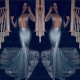 Customizing this New Arrival Chic V-neck Charming Sequins Long Sleeves Prom Dresses Mermaid Sheer Tulle Evening Gowns on Ballbella. We offer extra coupons,  make Prom Dresses in cheap and affordable price. We provide worldwide shipping and will make the dress perfect for everyone.