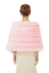 Chloe - Winter Faux Fur Wedding Wrap-Ballbella