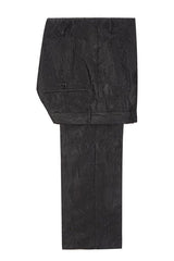 Classy Black Peaked Lapel Double Breasted Men Suits Online-Ballbella