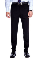 Classy Navy Blue Mens Suits for Weddings Jacquard Black Silk Shawl Lapel Prom Suits-Ballbella