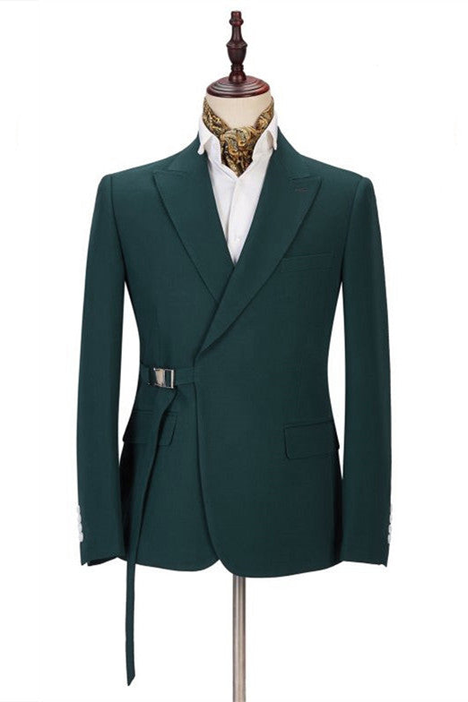 Classy Peaked Lapel Bespoke Prom Suits Online-Ballbella