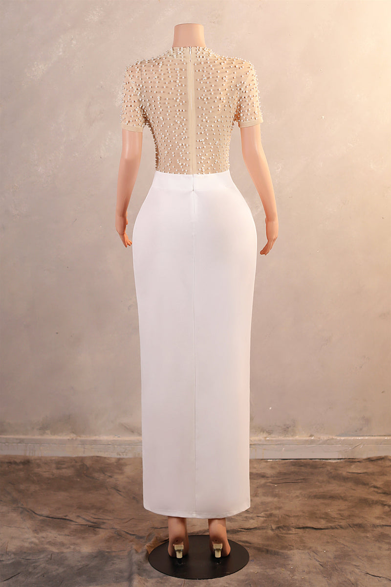 ankle length sheath dress B233065 Chic Soft Crepe Ankle Length Gown with Straight Across Neckline and Bold Straps