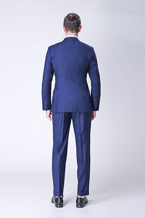 Ballbella has various cheap mens suits for prom, wedding or business. Shop this Custom design Peak Lapel Double Breasted Blue Mens Suits Online with free shipping and rush delivery. Special offers are offered to this Blue Double Breasted Peaked Lapel Two-piece mens suits.
