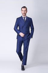 Ballbella has various cheap mens suits for prom, wedding or business. Shop this Custom design Peak Lapel Double Breasted Blue Mens Suits Online with free shipping and rush delivery. Special offers are offered to this Blue Double Breasted Peaked Lapel Two-piece mens suits.