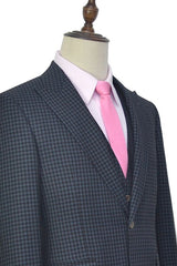 Ballbella has various Custom design mens suits for prom, wedding or business. Shop this Dark Gray Small Check Three Piece Mens Suits, One Button Formal Business Suits with free shipping and rush delivery. Special offers are offered to this Dark Gray Single Breasted Peaked Lapel Three-piece mens suits.