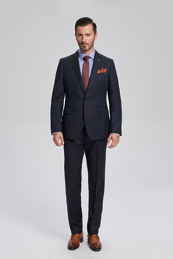 Ballbella has various cheap mens suits for prom, wedding or business. Shop this Decent Navy Blue Jacquard Mens Suits for Business with free shipping and rush delivery. Special offers are offered to this Black Single Breasted Notched Lapel Two-piece mens suits.