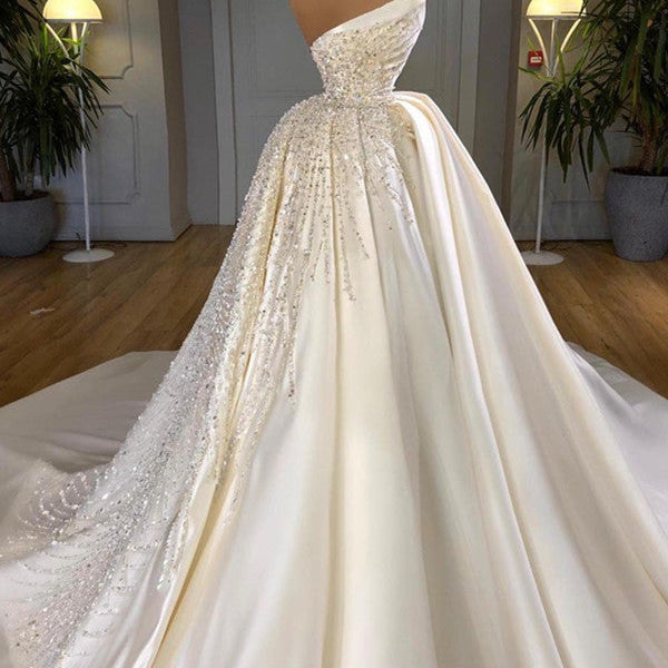 designer ball dresses Designer Royal Blue Long Mermaid Prom Dress With Split On Sale
