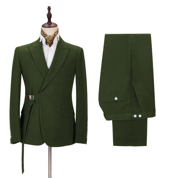 Elegant Bespoke Peaked Lapel Men Suits for Prom-Ballbella