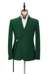 Elegant Green Slim Fit Fashion Men Suits Online for Prom