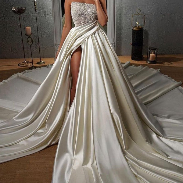 Elegant Illusion neck Ball Gown Wedding Dress With Fully Beaded Top Elegant Illusion neck Ball Gown Wedding Dress With Fully Beaded Top