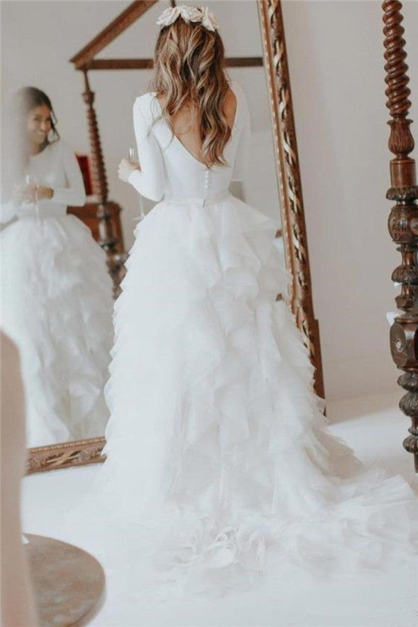 Ballbella has a great collection of Elegant Lace Applique Wedding Dresses Sleeveless With Split at an affordable price. Welcome to buy high quality from us