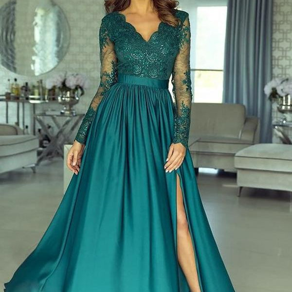 Black Portia And Scarlett 21034 Long Sleeve Prom Dress for $329.0 – The  Dress Outlet