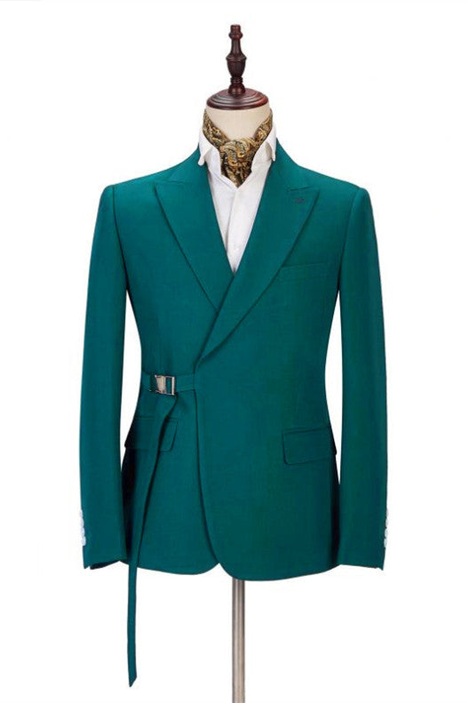 Elegant Peaked Lapel Prom Outsfits Men Suits-Ballbella