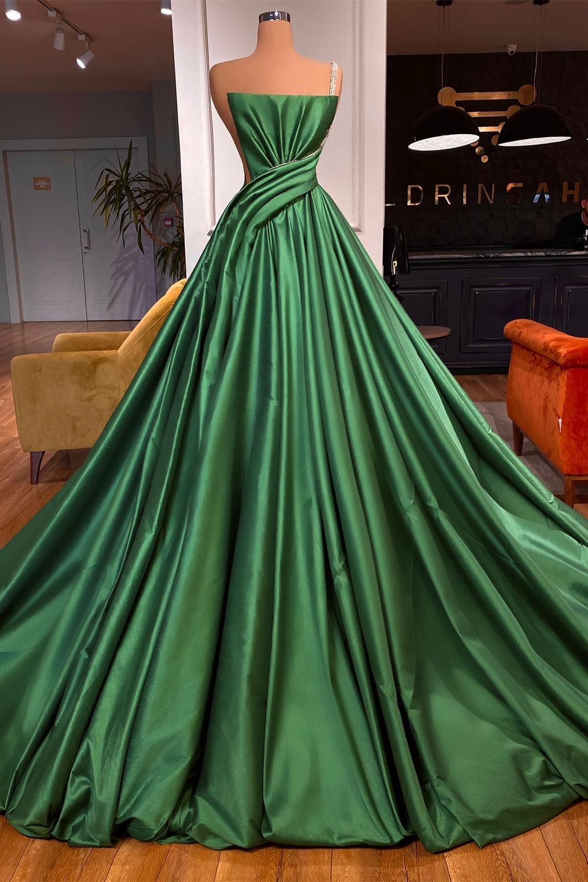 Fabulous Long A-Line One Shoulder Sleeveless Prom Dress