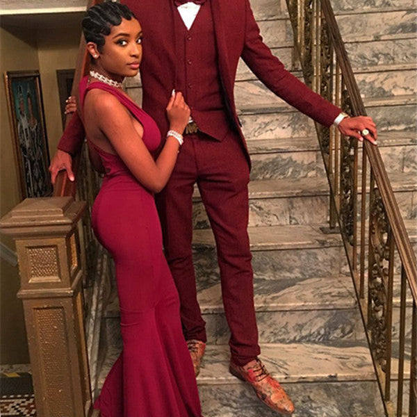 Prom Tux With Red Dress Suits That Go With Red Dresses Fashion