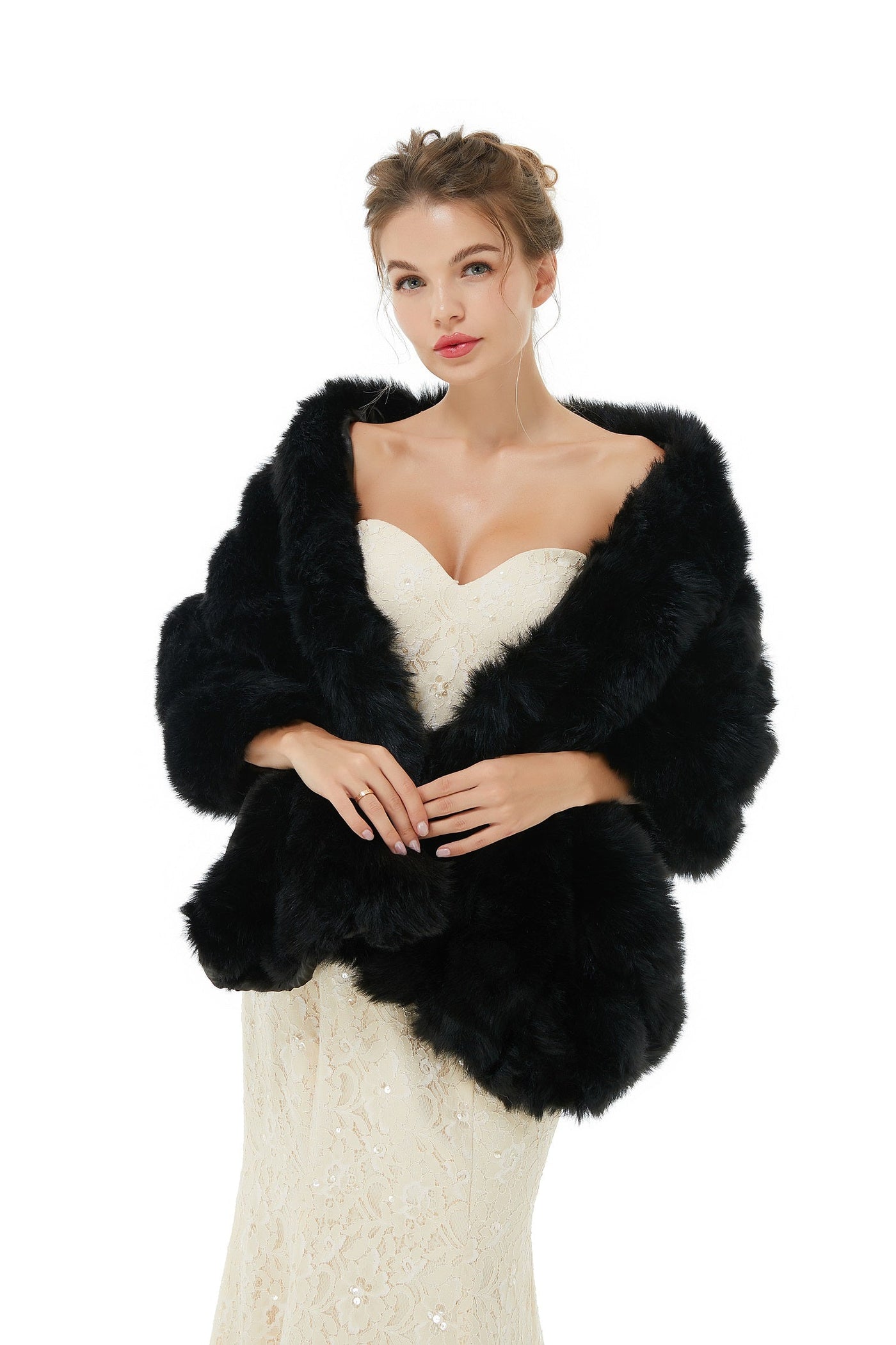 Faux Fur Wrap Black Women Faux Fur Shawl Wedding Wraps Faux Fur Wrap Black Women Faux Fur Shawl Wedding Wraps