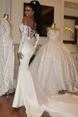 Fit and Flare Satin Classic Wedding Dresses Wholesale Sweetheart Lace Up Bridal Gowns-Ballbella