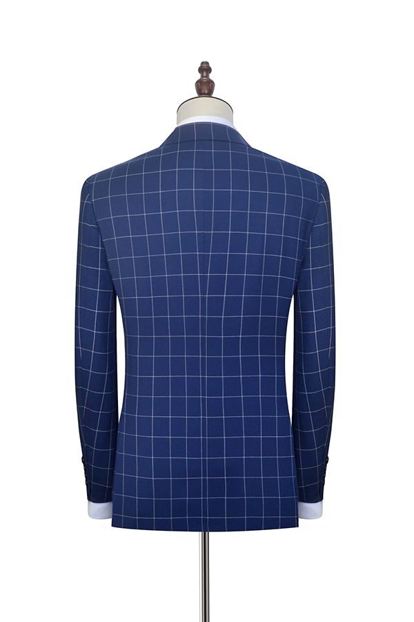 Ballbella has various cheap mens suits for prom, wedding or business. Shop this Flap Pocket Peak Lapel Grey Checked Navy Blue Mens Suits with free shipping and rush delivery. Special offers are offered to this Blue Single Breasted Peaked Lapel Two-piece mens suits.