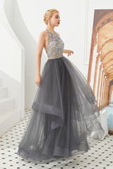 Try the cheap yet gorgeous Floral Halter Evening Dress with Sparkle Beads Trendy Gray Mother of the bride Dress with watermelon and blue decorations to wow your wedding guests with Ballbella. The Halter design and exqusite handwork,  and the Floor-length wedding dress with Lace, Crystal, Flower(s), Rhinestone to provide the cool and simple look for summer wedding.