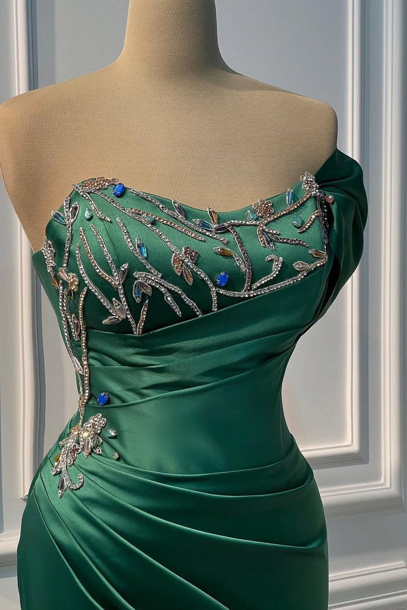 dark green bodycon prom dress Berylove Women Dark Green Mermaid Prom Dress Halter Satin Backless Maxi Formal Dress, Pink / US26W