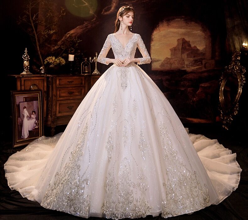 Princess Off Shoulder Wedding Dresses Cap Sleeves Sweep Train Tulle Ruffle  Gowns | eBay