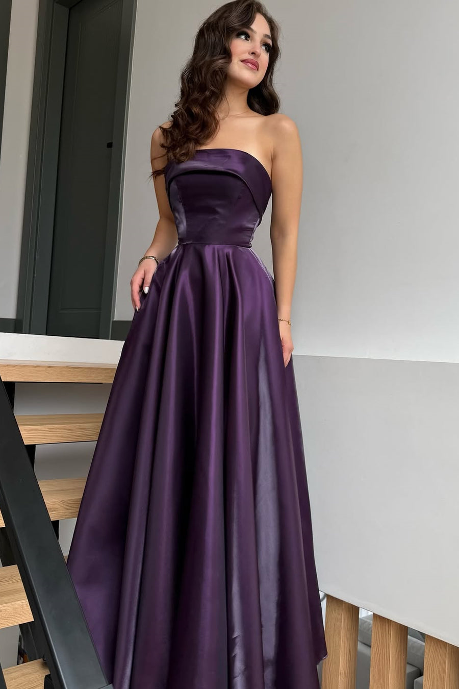 chinese dress ladies Luuvis Women Pretty Lilac Mermaid Sweetheart Lace Up Long Tulle Prom Dress  with Appliques main image 1