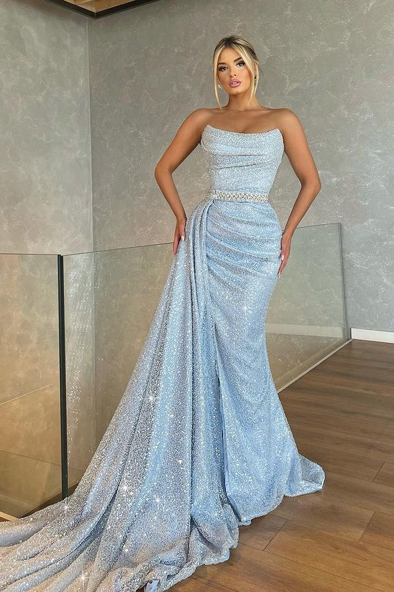 On Sale: Modern Sleeveless Sequins Mermaid Prom Dress main image 0