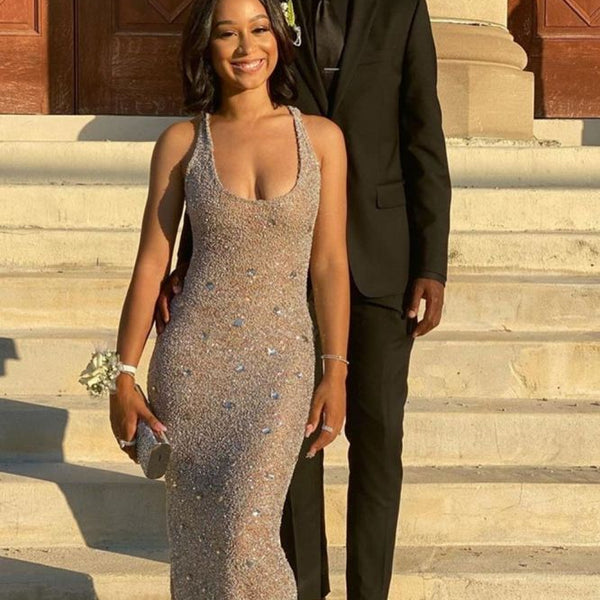 Glitter Sequin Sleeveless Slim Prom Formal Dress Ballbella Glitter Sequin Sleeveless Slim Prom Formal Dress Ballbella