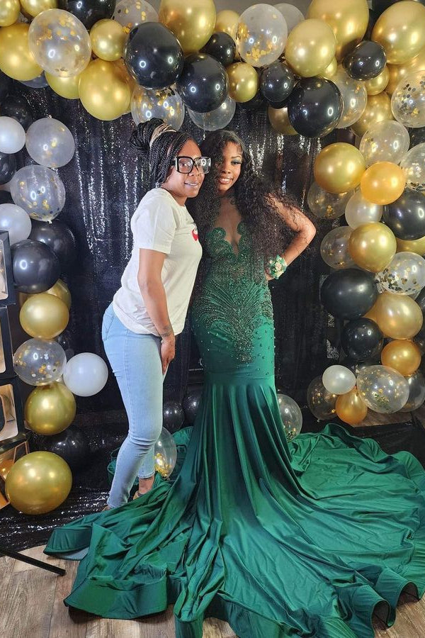 Gorgeous Strapless V-neck Mermaid Long Formal Gown to Impress,WGP2119