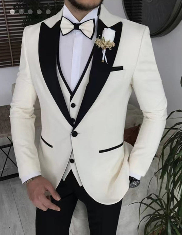 Gorgeous Men's Suit Three Pieces One Button-Ballbella