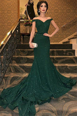 Gorgeous One-shoulder Applique Prom Dresses Long Sleevess Side Slit Chic Evening Dresses with Belt-Ballbella