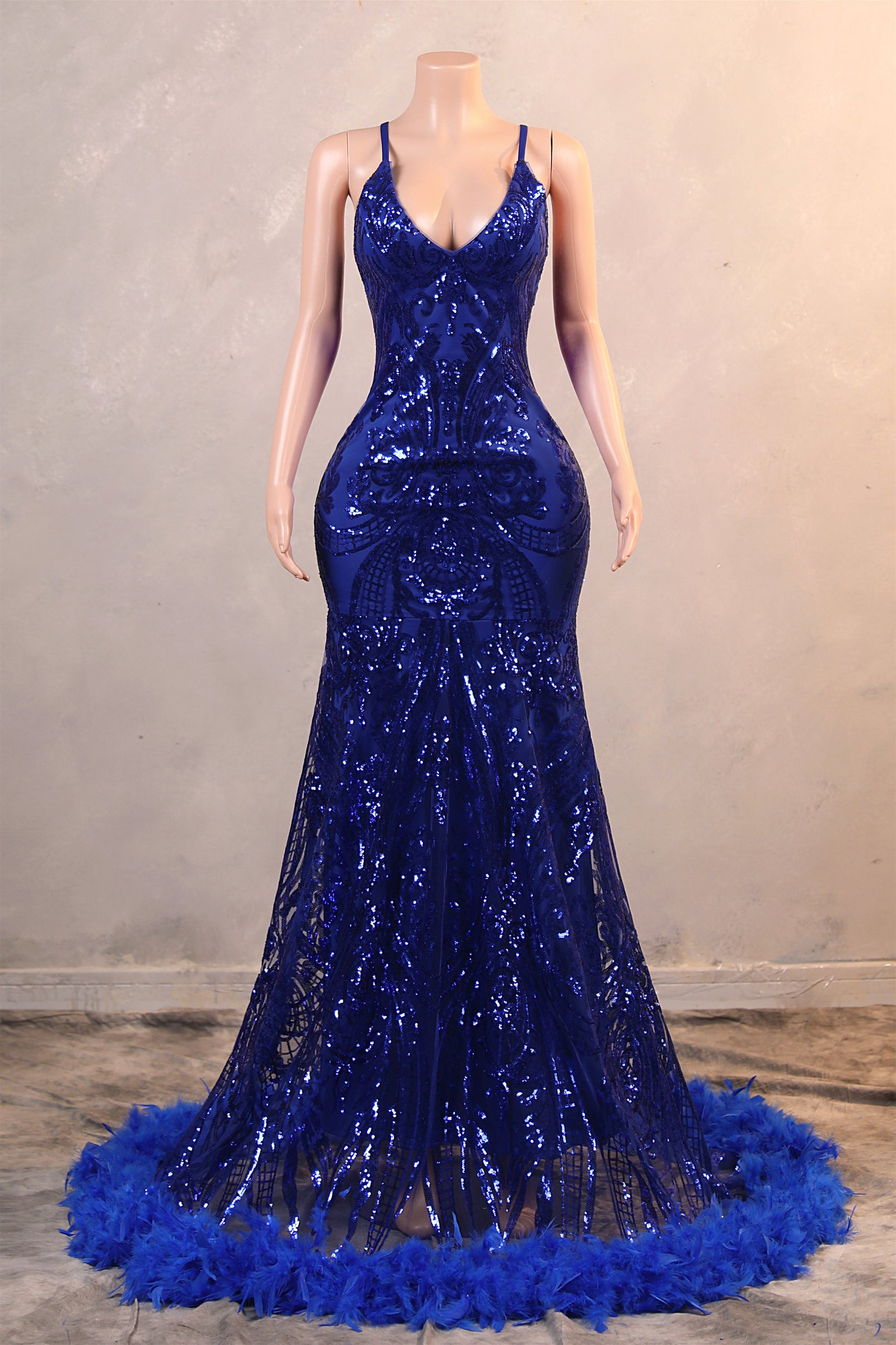 open lace back dress Glitter Plus Size Formal Prom Long Dress by LaDivine C148C – The Dress  Outlet main image 1