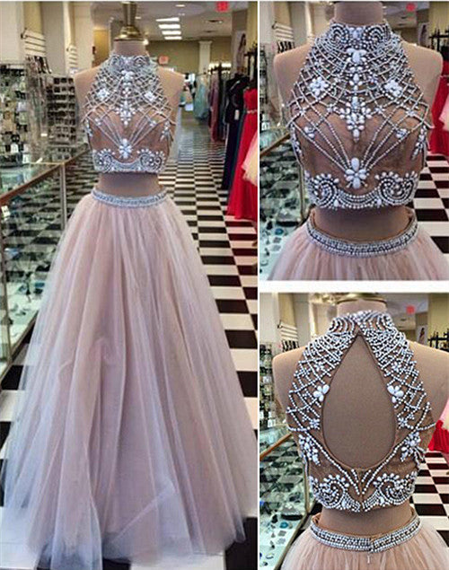 Ballbella custom  made this high collar prom dress,  halter long evening dress in high quality at factory price,  offer extra discount and make you the most beautiful one in the party.